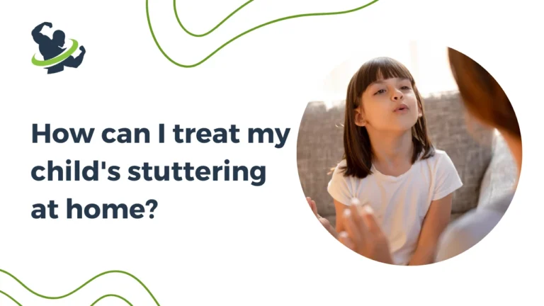 How can I treat my child's stuttering at home?